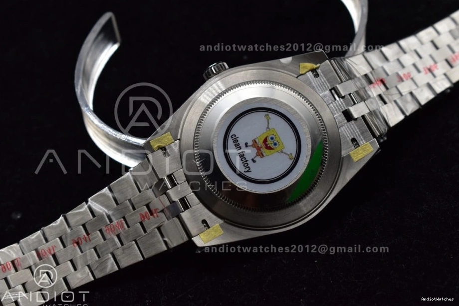 Best Clean 1:1 126334 DateJust Dial VR 421 Diamonds Steel Grey Edition Bracelet Jubilee SmartChoice SS On 41 904L 1214